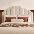 Lit coffre Bronte - Écru