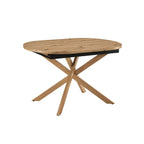 Table de salle à manger ovale extensible Brooke 4-8 places - Bois