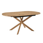 Table de salle à manger ovale extensible Brooke 4-8 places - Bois