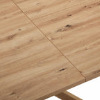 Table de salle à manger rectangulaire extensible Brooke 6-10 places - Bois