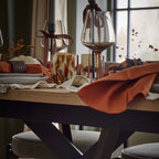 Table de salle à manger rectangulaire extensible Brooke, 6 à 10 couverts - Bois/Noir