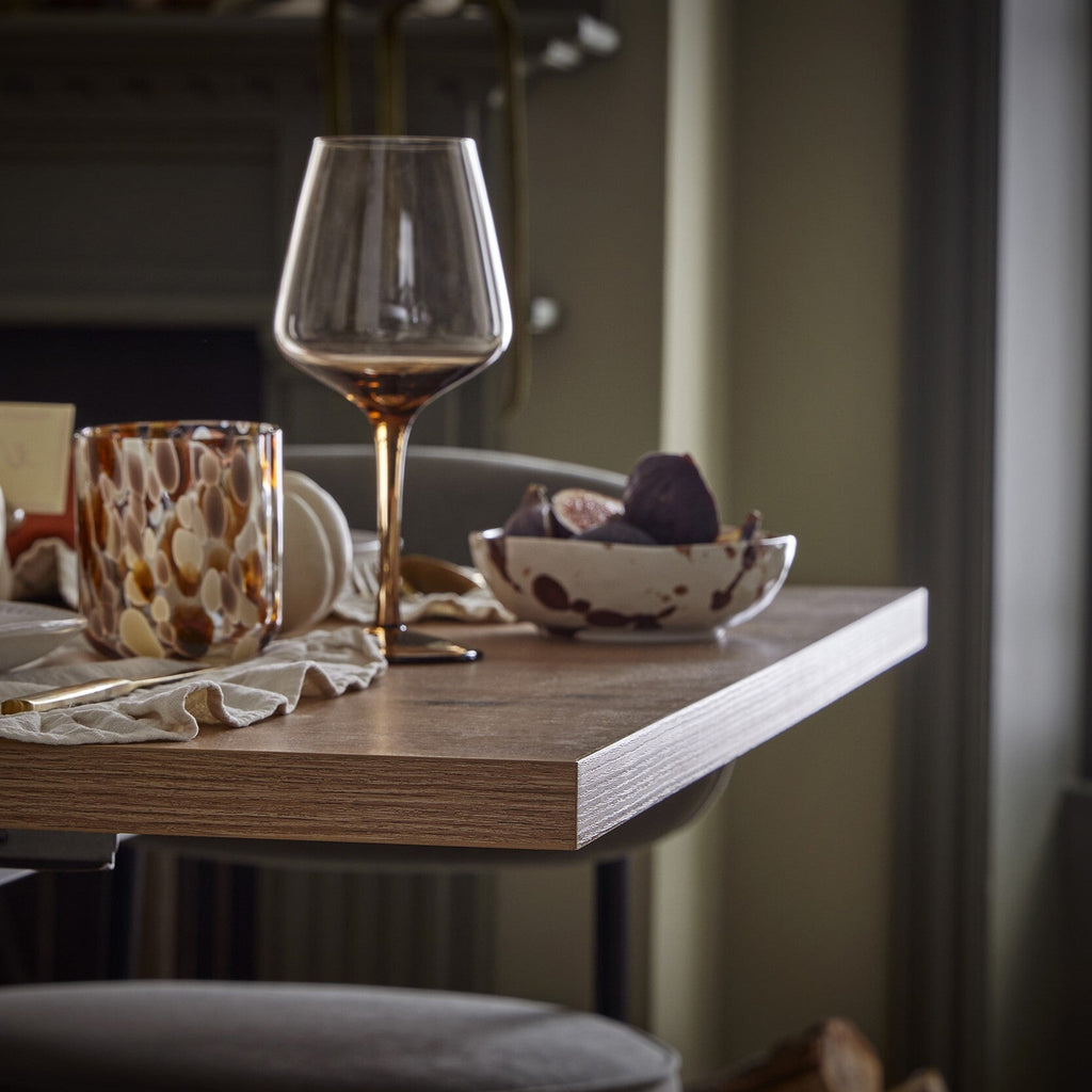 Table de salle à manger rectangulaire extensible Brooke, 6 à 10 couverts - Bois/Noir