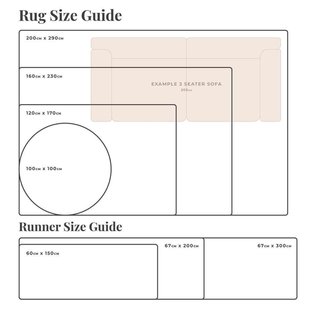 Tapis bouclé tissé à la main Benji - Ivoire